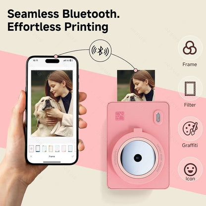 SnapPrint™ Instant Camera 📸✨ — Capture & Print Memories Instantly