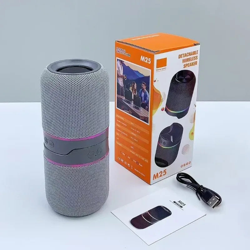 SplitSound™ Bluetooth Speaker 🔊✨ — Magnetic 2-in-1 Stereo Power